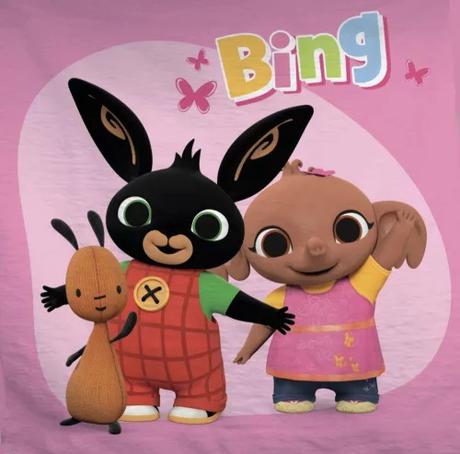 Detský uterák 30x30 bing ružový-skladom,