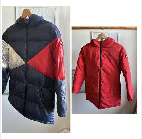 Tommy hilfiger obojstranná bunda, tommy hilfiger,s