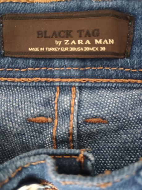 Zara man - pánske tmavomodré rifle, zara,s