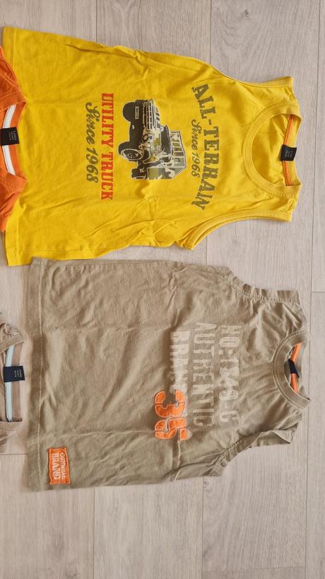 4x letné tielko next veľkosť 128, 7 az 8 rokov, next,128