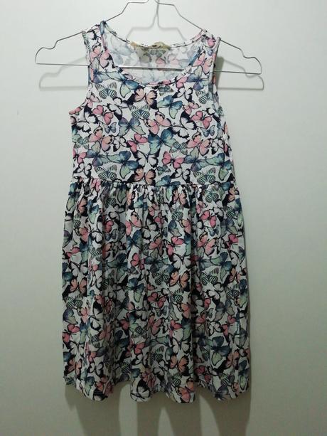 Bavlnené šaty s motýľmi h&m, h&m,128