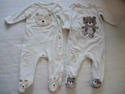 Overal s medvedíkmi, h&m,74
