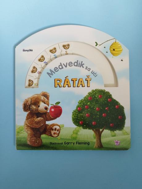 Medvedík sa učí rátať knižka, 
