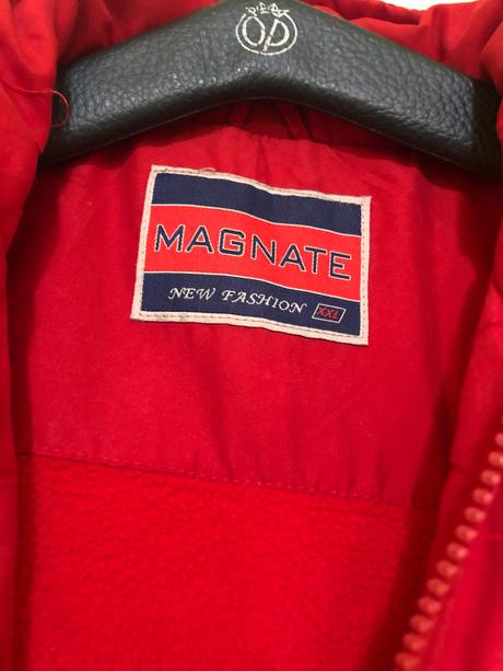 Červená dámska bunda, xxl