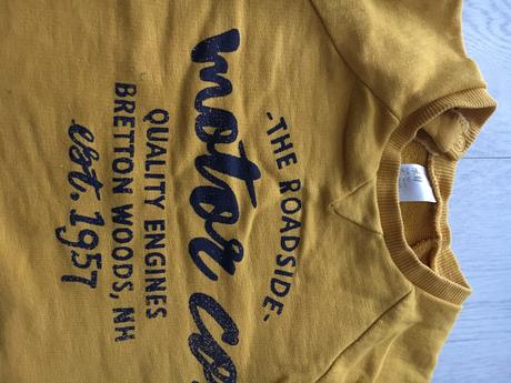 Žltá tenšia mikinka hm, h&m,92