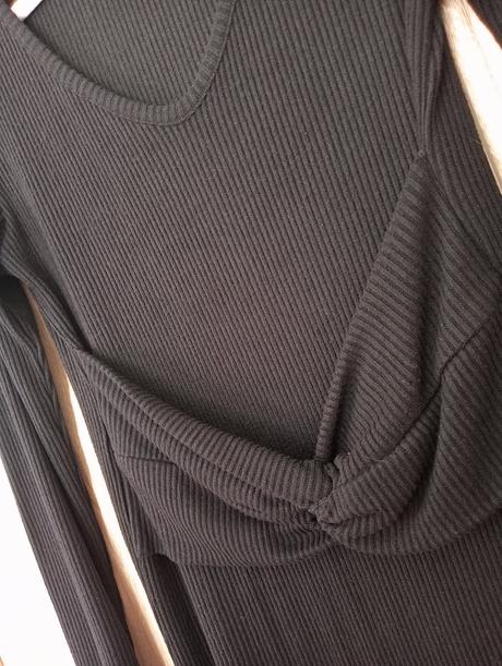 Rebrovane midi šaty, l