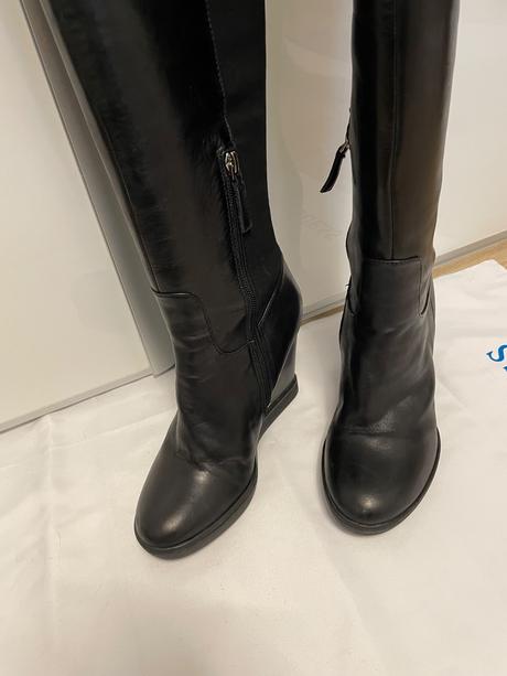 Kožene čižmy guess, guess,38