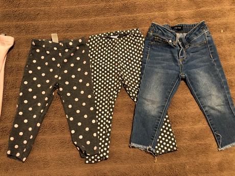 Tepláčiky a rifle, h&m,80