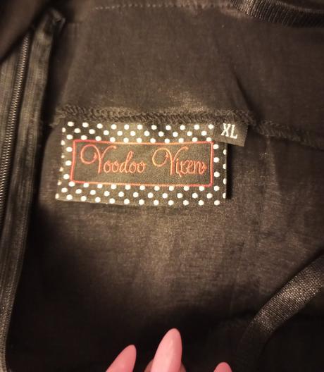 Tylové šaty s vločkami voodoo vixen, 38 / xl
