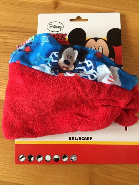 Chlapčenský nákrčník/tunel s motívom mickey mouse., disney,92 - 128