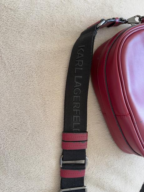 Bordova kabelka karl lagerfeld, karl lagerfeld