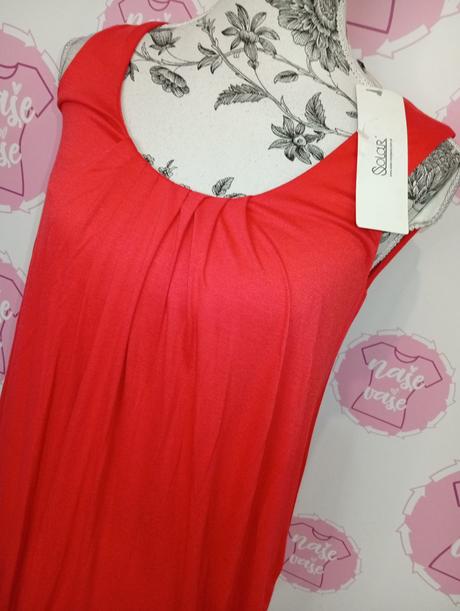 Nové tričkove elastické šaty, l / m / s