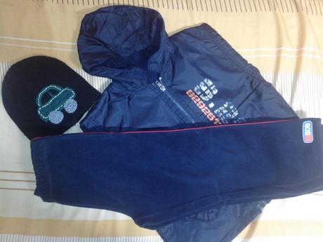 Tepláčiky bob, vestička a čiapka, 104–116