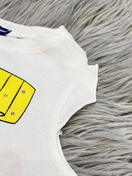 Dievčenské tričko s potlačou a flitrami (92), original marines,92