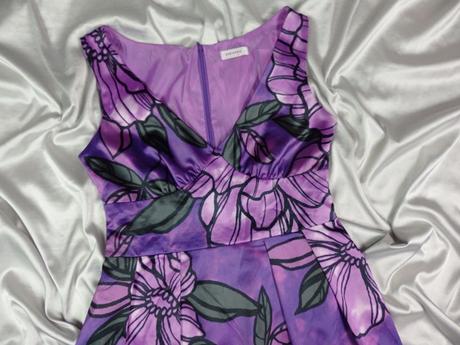 Kvalitné saténové šaty, orsay,38