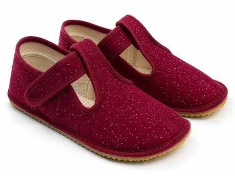 Beda - prezuvky bordeaux shine w (širší model), beda,24 / 28 / 29