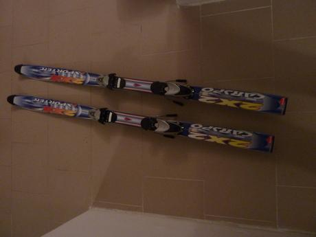 Zjazdové lyže, sporten carspo,150cm, 150-159 cm