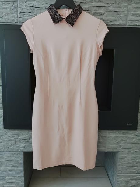 Šaty s golierom, envy,s