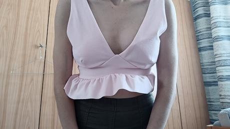 Dámsky top s volánmi, veľ. s/m/l, s