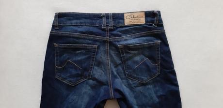 Elastické skinny rifle, c&a,34