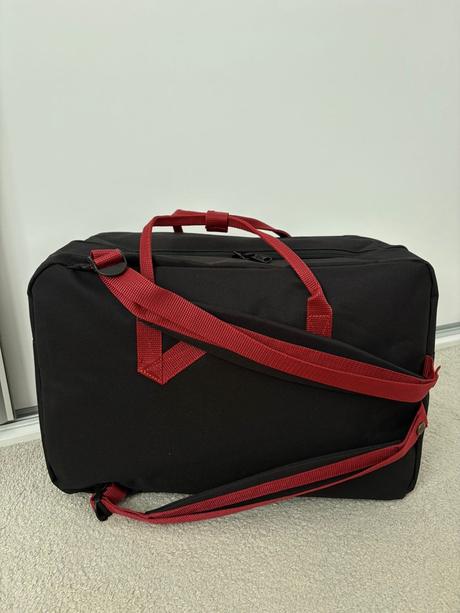 Batoh fjällräven kanken weekender čierno-vínový, fjällräven