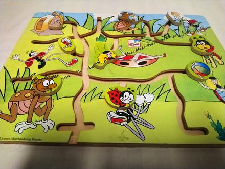 Labyrint - drevená doska ferdo, bino, 40x30x2, 