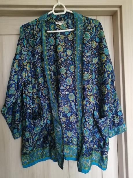 Natura, letný hodvábny kardigán veľ. xl, xl
