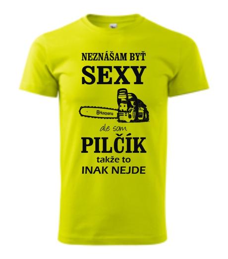 Tričko - sexy pilčík, xl