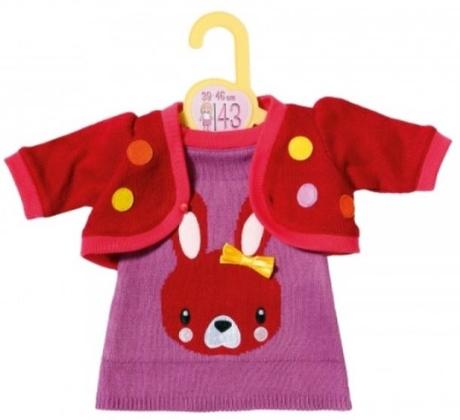 Zapf creation dolly moda - pletená súprava 36 cm, 