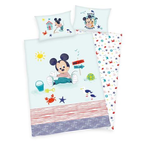 Obliečky do postieľky mickey baby bio bavlna, šírka (cm): 100,dĺžka (cm): 135