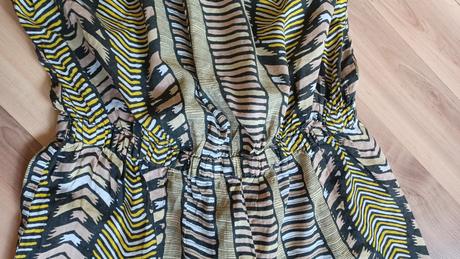 Krátky vzorovaný overal, s