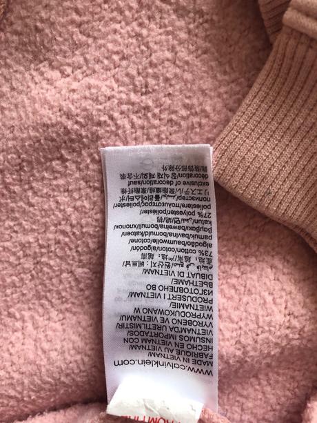 Bledoruzova mikina ck, calvin klein,152