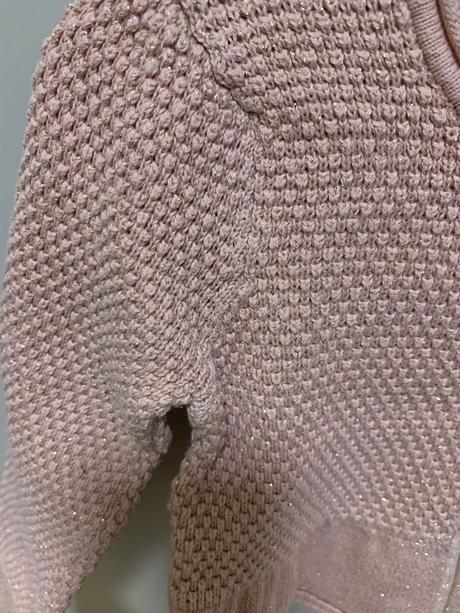 Staroružový svetrík s volánovým lemom, george,98