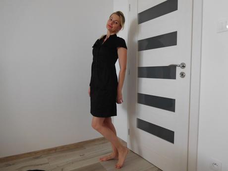 Čierne šaty s vreckami-36/38, orsay,s