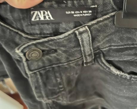 Rifľové kraťasy 36, zara,36