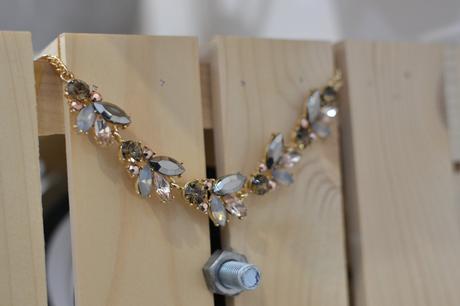 Zlato-ružová sada šperkov, h&m