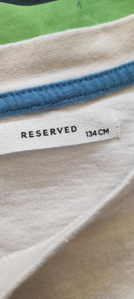 Tri chlapčenské trička s dlhým rukávom, reserved,134
