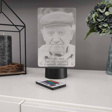 Spomienková led lampa,