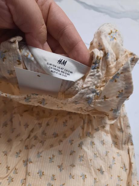 Tunika šaty, h&m,104