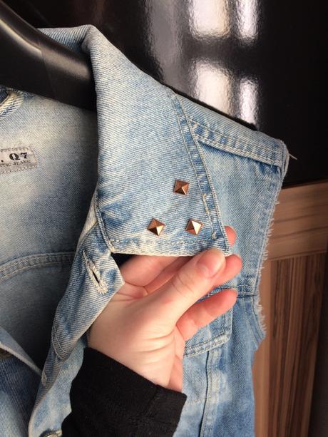 Denim vestička, xs
