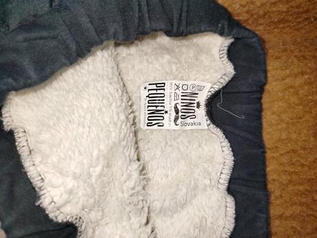 Zimné softshellove nohavice s barancekom, 104