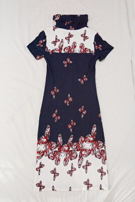 Šaty s motýlmi, xs