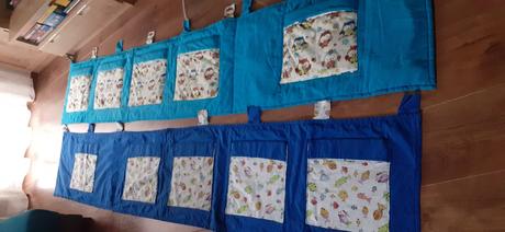 Vreckár / zástena / mantinel k posteli, šírka (cm): 50