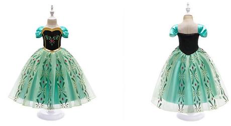 Kostým šaty doplnky anna frozen ľadové kráľovstvo,