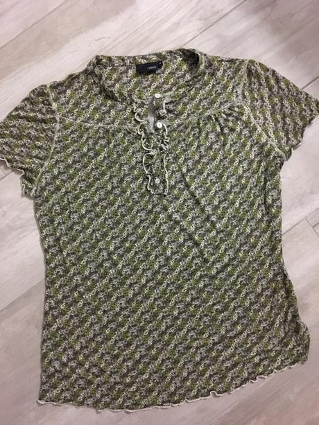 Zelená kvetinová blúzka, next,44