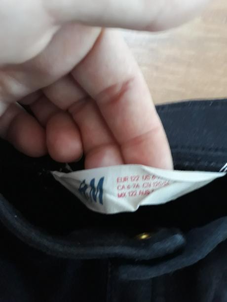Leginové nohavice h&m č.122, h&m,122