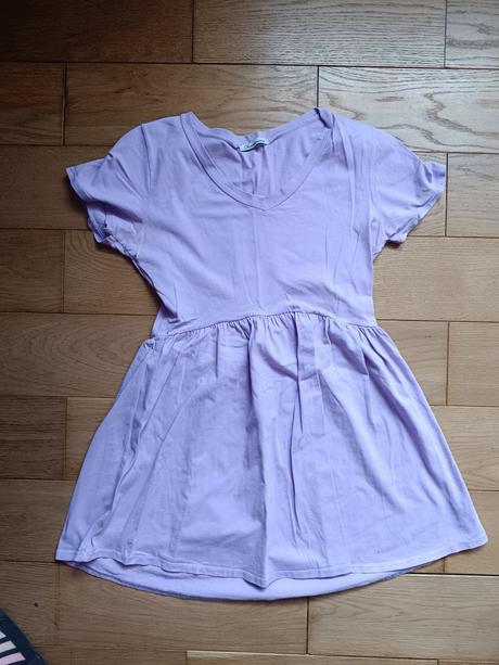 Bledo fialová tunika, s