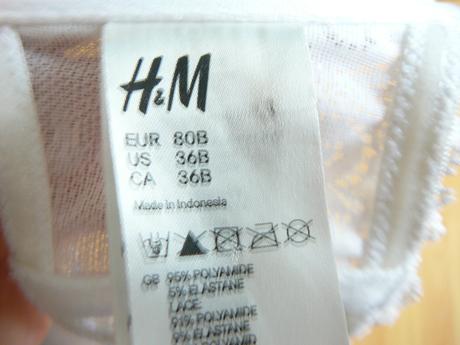 Damska podprsenka, h&m,80b
