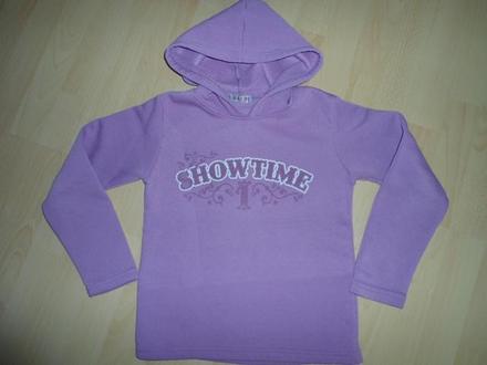 Fialova dievcenska mikinka, 134