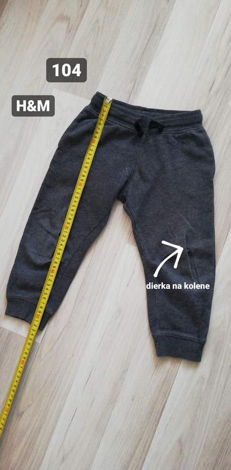Tepláky, h&m,104